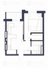 Продажа 1-комн. квартира, 46 м², 4/5 этаж — планировка 1