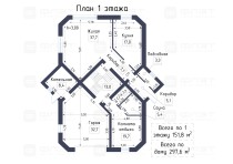 Продажа Эксклюзивный дом в 15 минутах от центра города — планировка 2