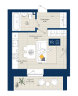 Продажа 1-комн. квартира, 30 м², 5/9 этаж — фото 2