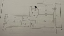Продажа 2-комн. квартира, 53 м², 5/10 этаж — планировка 1