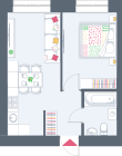 Продажа 1-комн. квартира, 35 м², 12/19 этаж — фото 1