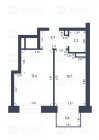 Продажа 1-комн. квартира, 29 м², 7/7 этаж — планировка 1