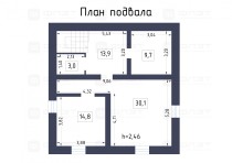 Продажа Комфортный дом в Казани! — планировка 3