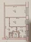 Продажа 2-комн. квартира, 45 м², 1/2 этаж — планировка 1