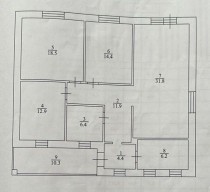 Продажа Новый дом 117 кв.м.   Б.Кабаны ! — планировка 1