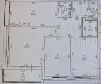 Продажа 3-комн. квартира, 93 м², 4/5 этаж — планировка 1