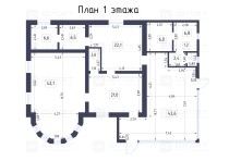 Продажа Эксклюзивное предложение в с.Высокая гора. — планировка 1