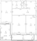Продажа 2-комн. квартира, 57 м², 1/7 этаж — планировка 1