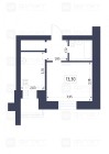 Продажа 1-комн. квартира, 28 м², 4/9 этаж — планировка 1