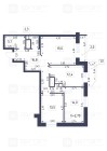 Продажа 3-комн. квартира, 83 м², 2/19 этаж — планировка 1