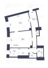 Продажа 2-комн. квартира, 58 м², 2/5 этаж — планировка 1