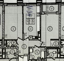 Продажа 2-комн. квартира, 68 м², 5/20 этаж — планировка 1