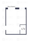 Продажа 1-комн. квартира, 55 м², 3/5 этаж — планировка 1