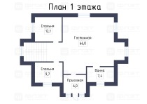 Продажа Дом в поселке Вознесенское (Советский район) — планировка 1