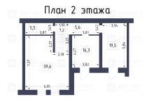 Продажа 4-комн. квартира, 201 м², 1/5 этаж — планировка 3
