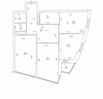 Продажа 3-комн. квартира, 103 м², 10/23 этаж — планировка 1