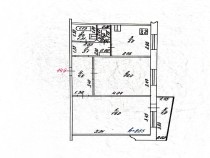Продажа 2-комн. квартира, 53 м², 3/9 этаж — планировка 1