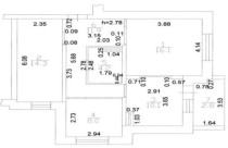 Продажа 3-комн. квартира, 70 м², 7/16 этаж — планировка 1