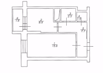 Продажа 1-комн. квартира, 37 м², 12/16 этаж — планировка 1