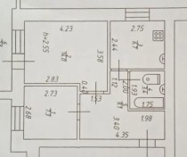 Продажа 2-комн. квартира, 41 м², 5/9 этаж — планировка 1