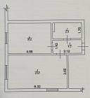 Продажа 1-комн. квартира, 42 м², 2/3 этаж — планировка 1