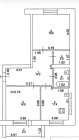 Продажа 2-комн. квартира, 64 м², 3/4 этаж — планировка 1