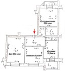 Продажа 3-комн. квартира, 112 м², 7/9 этаж — планировка 1