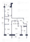 Продажа 3-комн. квартира, 65 м², 2/9 этаж — планировка 1