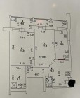 Продажа 2-комн. квартира, 78 м², 10/10 этаж — планировка 1