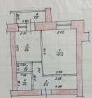 Продажа 1-комн. квартира, 34 м², 2/9 этаж — планировка 1