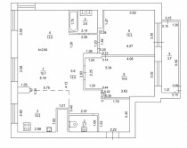 Продажа 3-комн. квартира, 84 м², 12/20 этаж — планировка 1