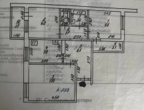 Продажа 3-комн. квартира, 62 м², 4/9 этаж — планировка 1