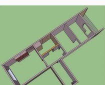 Продажа 1-комн. квартира, 44 м², 15/17 этаж — планировка 1