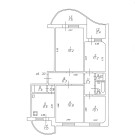 Продажа 4-комн. квартира, 81 м², 2/6 этаж — планировка 1