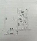 Продажа 1-комн. квартира, 31 м², 4/5 этаж — планировка 1