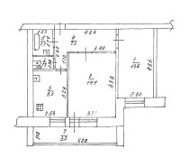 Продажа 2-комн. квартира, 51 м², 7/10 этаж — планировка 1