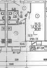 Продажа 1-комн. квартира, 37 м², 2/9 этаж — планировка 1
