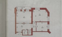 Продажа 3-комн. квартира, 81 м², 4/4 этаж — планировка 1