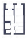 Продажа 1-комн. квартира, 40 м², 9/25 этаж — планировка 1