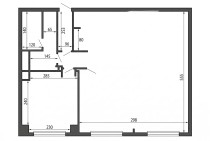 Продажа 1-комн. квартира, 37 м², 5/8 этаж — планировка 1