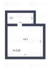 Продажа 3-комн. квартира, 135 м², 1/3 этаж — планировка 2