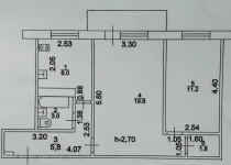 Продажа 2-комн. квартира, 47 м², 4/5 этаж — планировка 2