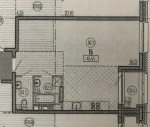 Продажа 2-комн. квартира, 46 м², 4/6 этаж — планировка 1