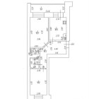 Продажа 2-комн. квартира, 56 м², 9/10 этаж — планировка 1
