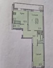 Продажа 2-комн. квартира, 61 м², 13/14 этаж — планировка 1