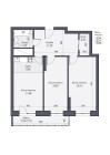 Продажа 3-комн. квартира, 65 м², 9/19 этаж — фото 1