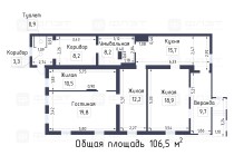 Продажа Земельный участок в центре города — планировка 1