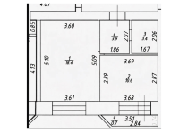 Продажа 1-комн. квартира, 38 м², 8/10 этаж — планировка 1